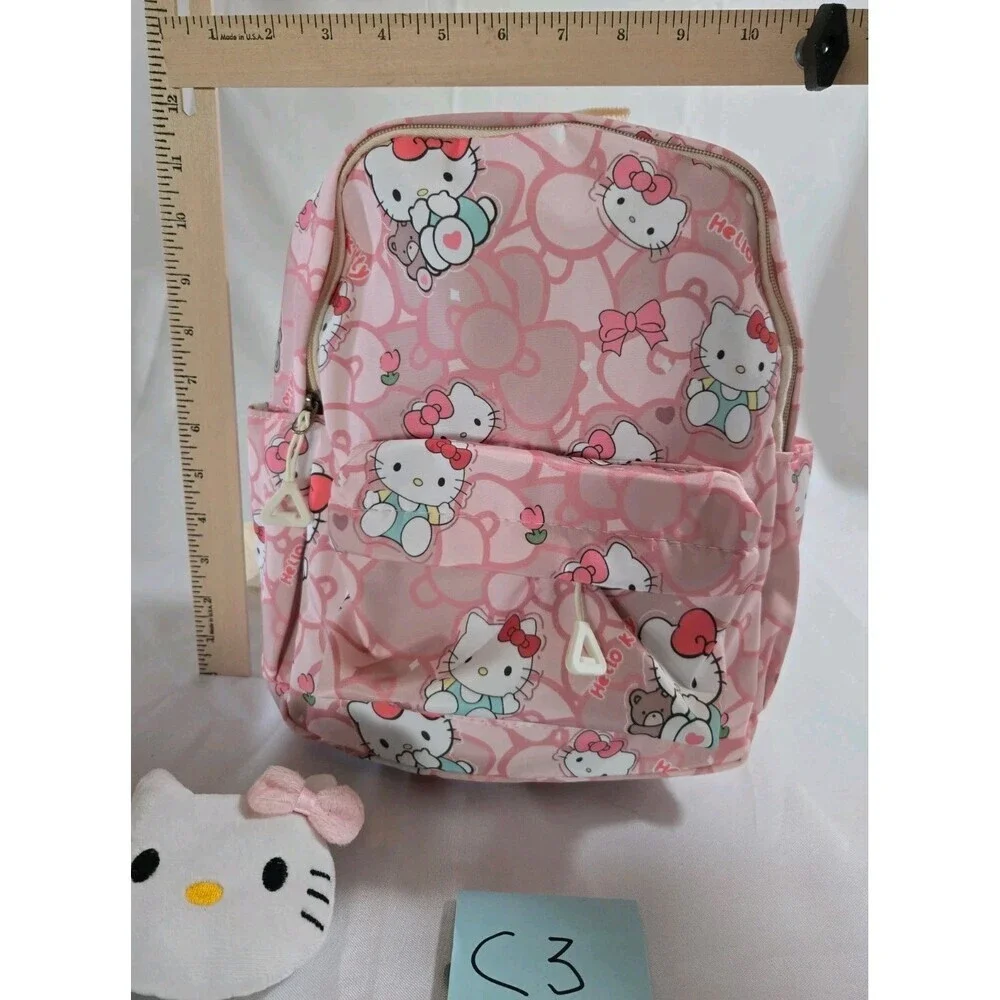 HELLO kitty CUTE School Backpack Big Size NEW With Gift